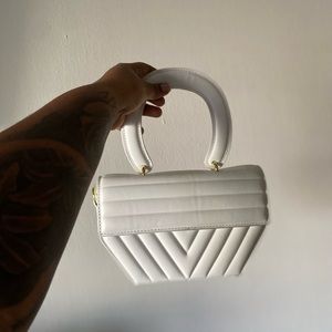 White crossbody purses
